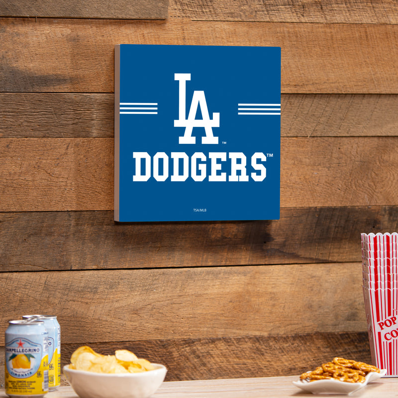 Los Angeles Dodgers Wood Wall Sign, 12x12