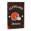 Cleveland Browns Wood Wall Sign, 16x24