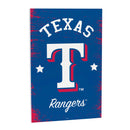Texas Rangers Wood Wall Sign, 16x24