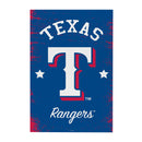 Texas Rangers Wood Wall Sign, 16x24