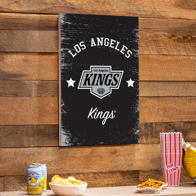 Los Angeles Kings Wood Wall Sign, 16x24