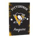 Pittsburgh Penguins Wood Wall Sign, 16x24