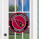 Arizona Cardinals Round Door Décor with Hanging Rope, 18x18