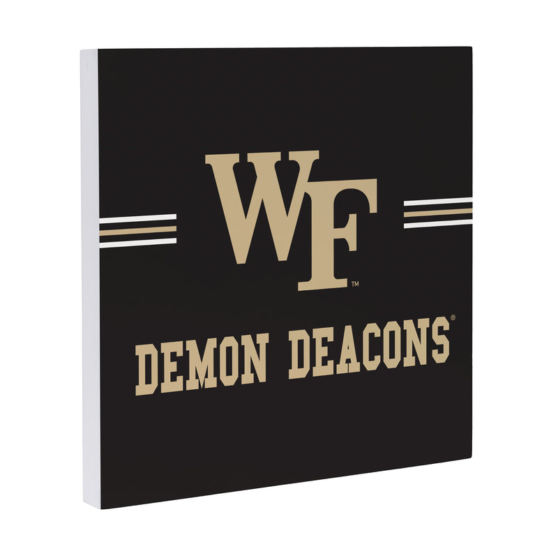 Wake Forest University Wood Wall Sign, 12x12