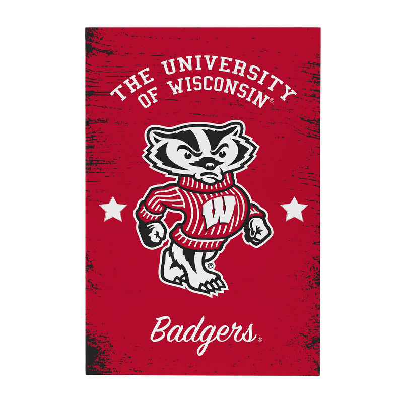 University of Wisconsin-Madison Wood Wall Sign, 16x24