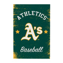 Athletics Wood Wall Sign, 16x24