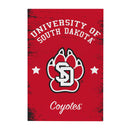 University of South Dakota Wood Wall Sign, 16x24