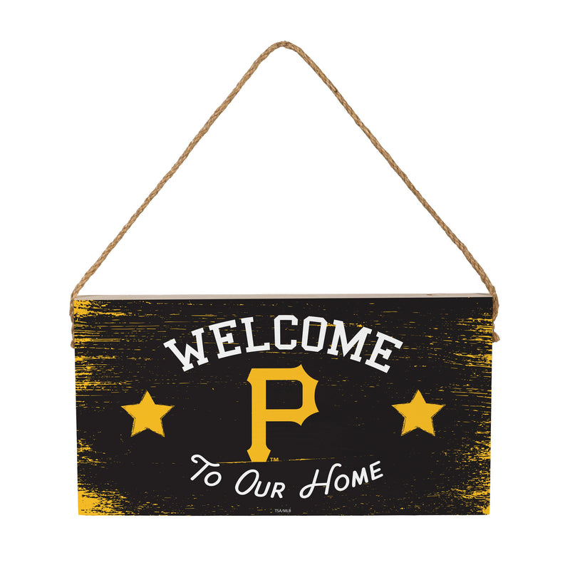 Pittsburgh Pirates Wood Wall Sign, 6x11