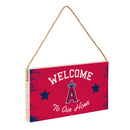 Los Angeles Angels Wood Wall Sign, 6x11