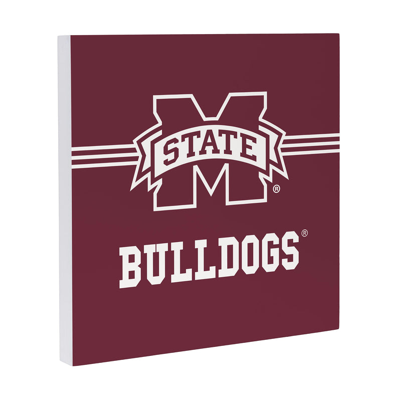 Mississippi State University Wood Wall Sign, 12x12