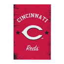 Cincinnati Reds Wood Wall Sign, 16x24
