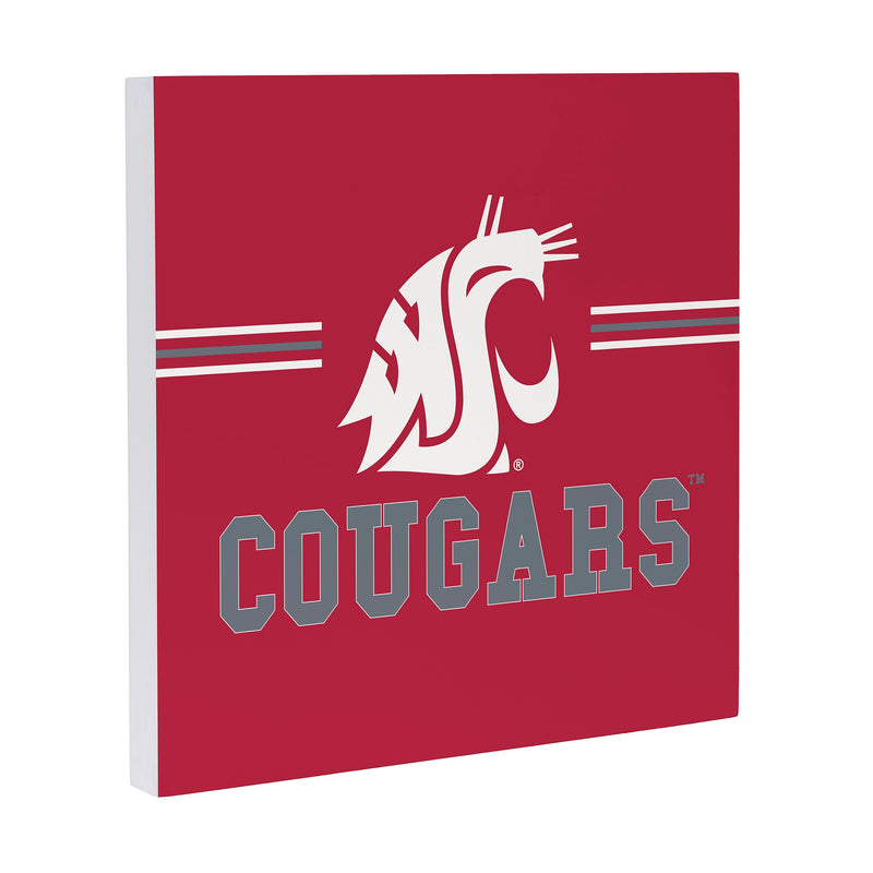 Washington State University Wood Wall Sign, 12x12