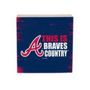 Atlanta Braves Plock, Down Home Fans, 6x6