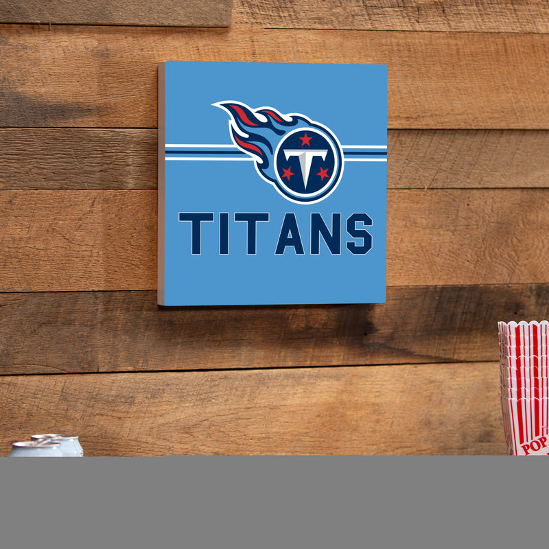 Tennessee Titans Wood Wall Sign, 12x12