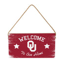 University of Oklahoma Wood Wall Sign, 6x11