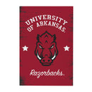 University of Arkansas Wood Wall Sign, 16x24