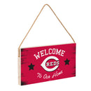 Cincinnati Reds Wood Wall Sign, 6x11