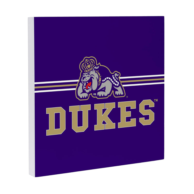 James Madison University Wood Wall Sign, 12x12