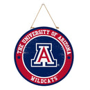 University of Arizona Round Door Décor with Hanging Rope, 18x18