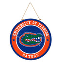 University of Florida Round Door Decor with Hanging Rope, 18x18