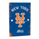 New York Mets Wood Wall Sign, 16x24