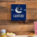 Vancouver Canucks Wood Wall Sign, 12x12