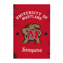 University of Maryland Wood Wall Sign, 16x24