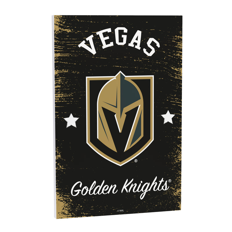 Vegas Golden Knights Wood Wall Sign, 16x24