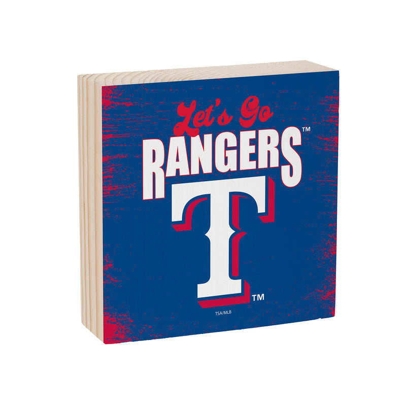 Texas Rangers Plock, Down Home Fans, 6x6