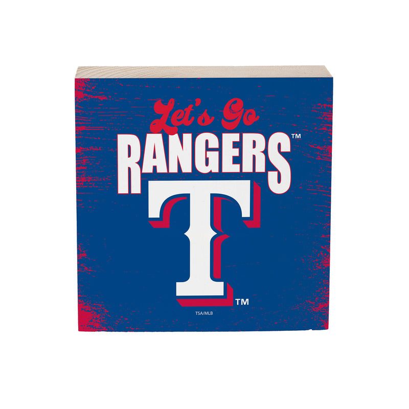Texas Rangers Plock, Down Home Fans, 6x6