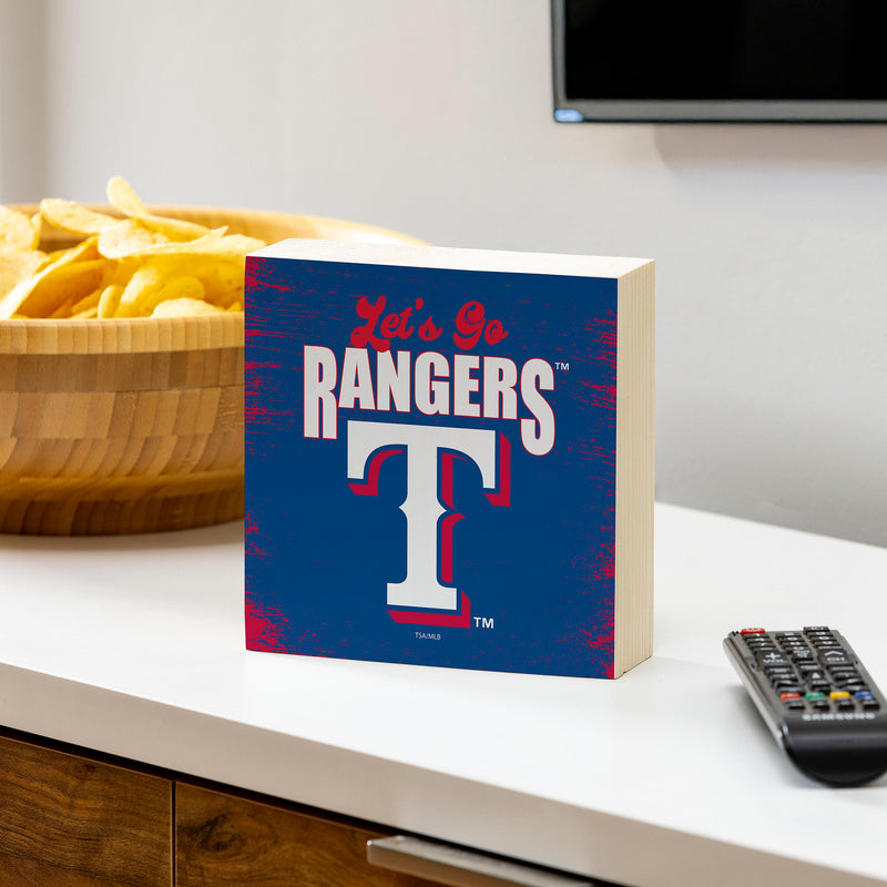 Texas Rangers Plock, Down Home Fans, 6x6