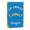 Los Angeles Chargers Wood Wall Sign, 16x24
