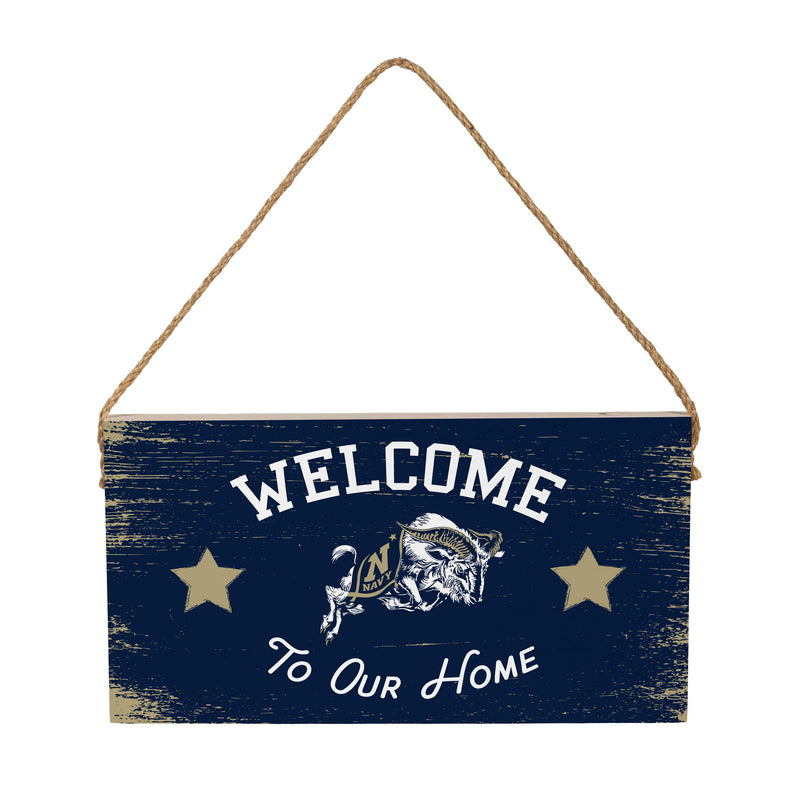 US Naval Academy Wood Wall Sign, 6x11