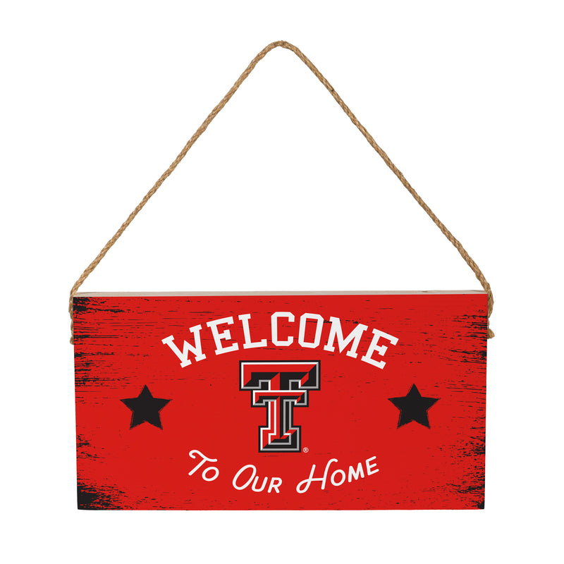 Texas Tech University Wood Wall Sign, 6x11