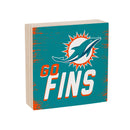 Miami Dolphins Plock, Down Home Fans, 6x6