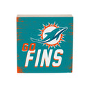 Miami Dolphins Plock, Down Home Fans, 6x6