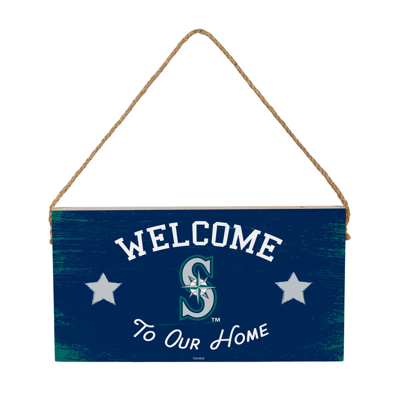 Seattle Mariners Wood Wall Sign, 6x11