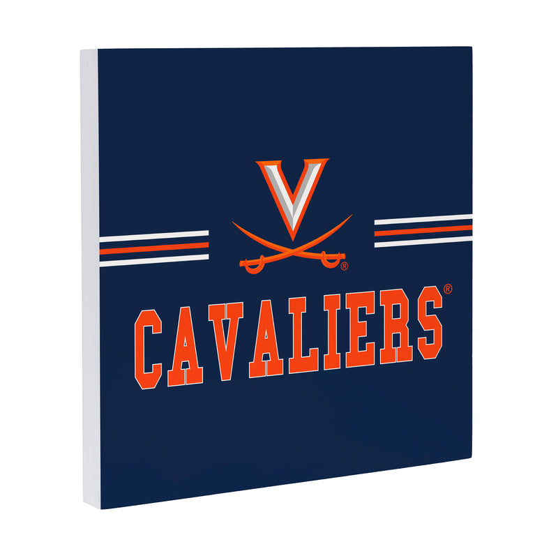 University of Virginia Wood Wall Sign, 12x12
