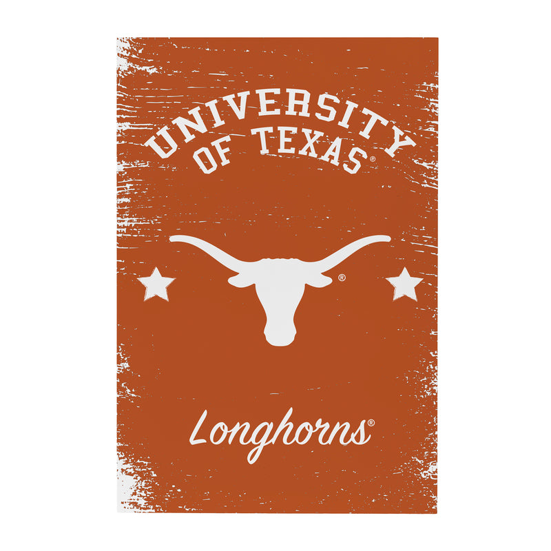 University of Texas Wood Wall Sign, 16x24
