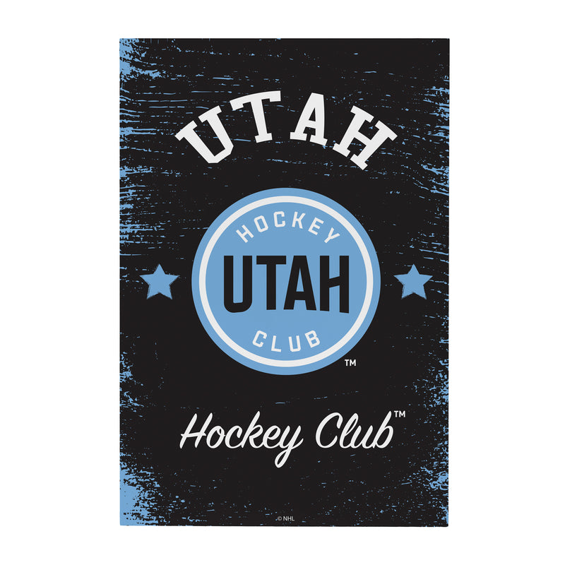 Utah Mammoth Wood Wall Sign, 16x24