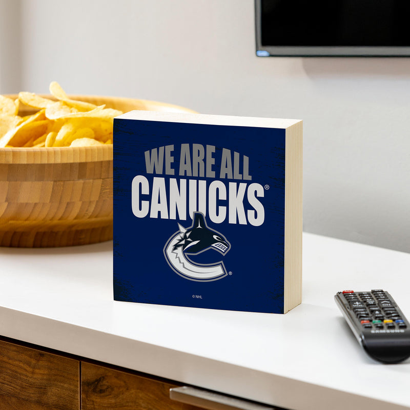 Vancouver Canucks Plock, Down Home Fans, 6x6