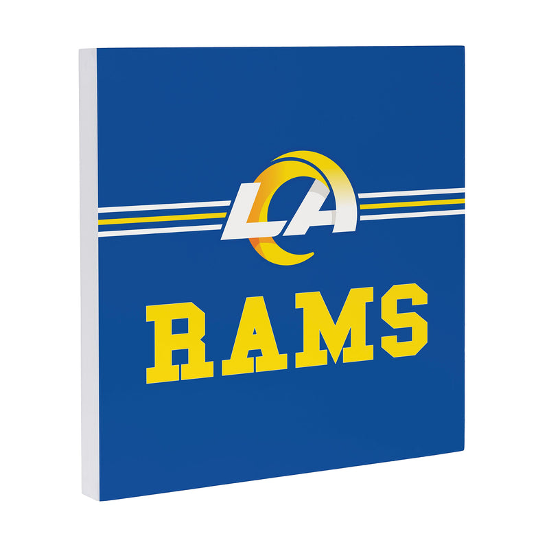 Los Angeles Rams Wood Wall Sign, 12x12