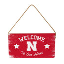 University of Nebraska Wood Wall Sign, 6x11