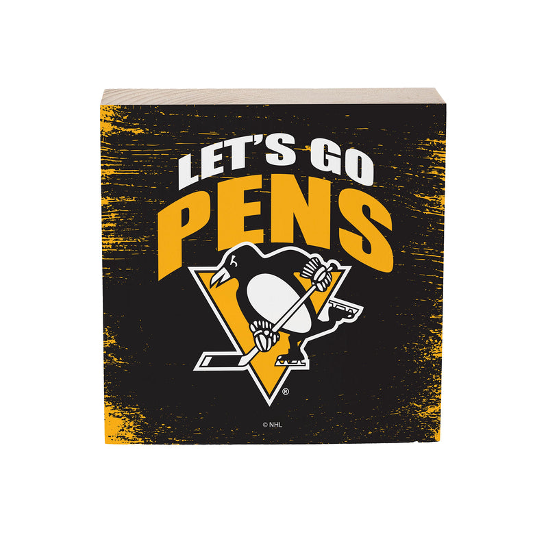 Pittsburgh Penguins Plock, Down Home Fans, 6x6