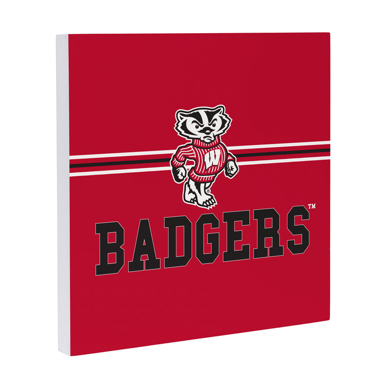 University of Wisconsin-Madison Wood Wall Sign, 12x12