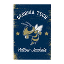 Georgia Tech Wood Wall Sign, 16x24