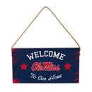 University of Mississippi Wood Wall Sign, 6x11