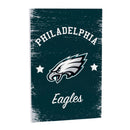 Philadelphia Eagles Wood Wall Sign, 16x24