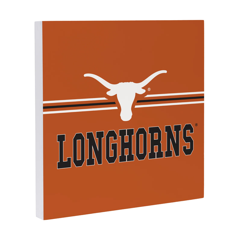 University of Texas Wood Wall Sign, 12x12