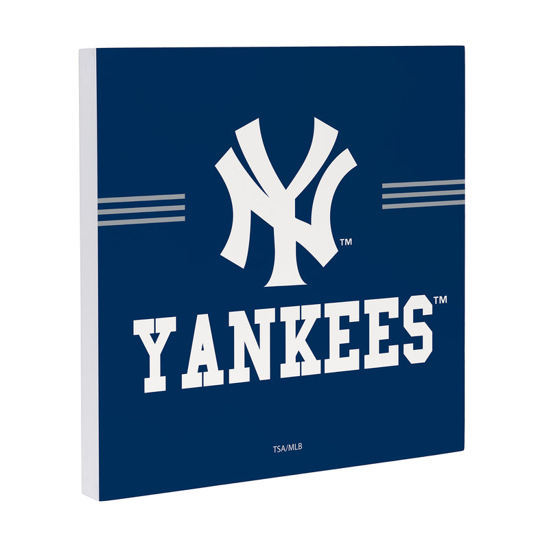 New York Yankees Wood Wall Sign, 12x12